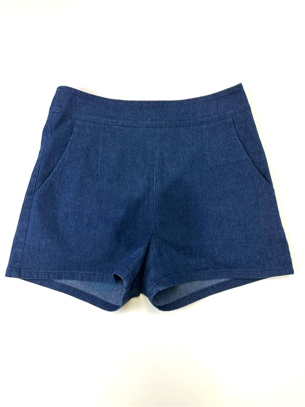 Birds of North America Budgie Dark Wash High Rise Stretch Denim Shorts Size 6